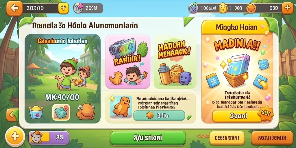 Grafis permainan yang menakjubkan dan penuh warna.