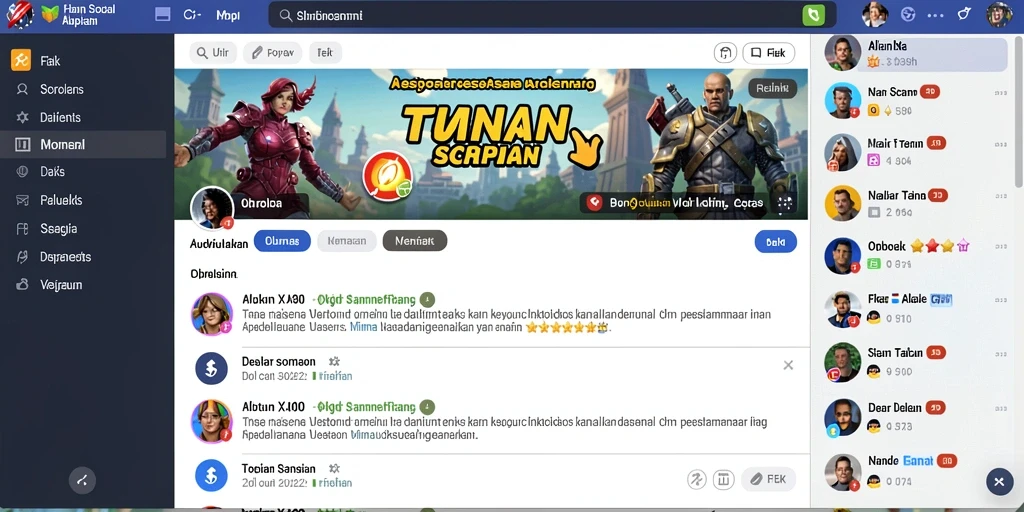 Fitur interaksi sosial yang mendorong komunitas.