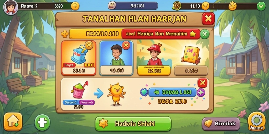 Gameplay seru dengan tantangan menggoda.
