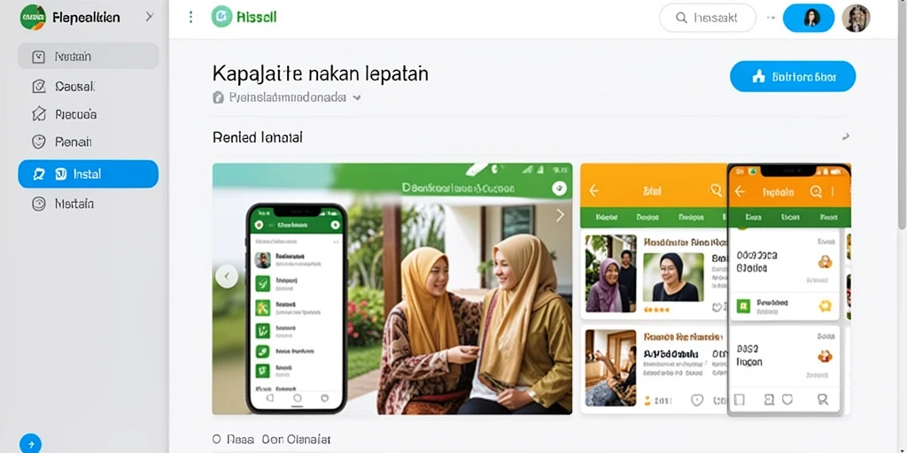 Fitur komunitas untuk berinteraksi dengan sesama pengguna.