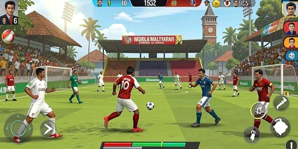 Pengalaman balapan yang penuh aksi.